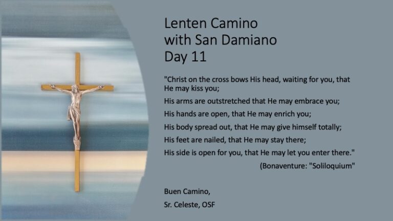 A Lenten Camino with San Damiano: Day 11
