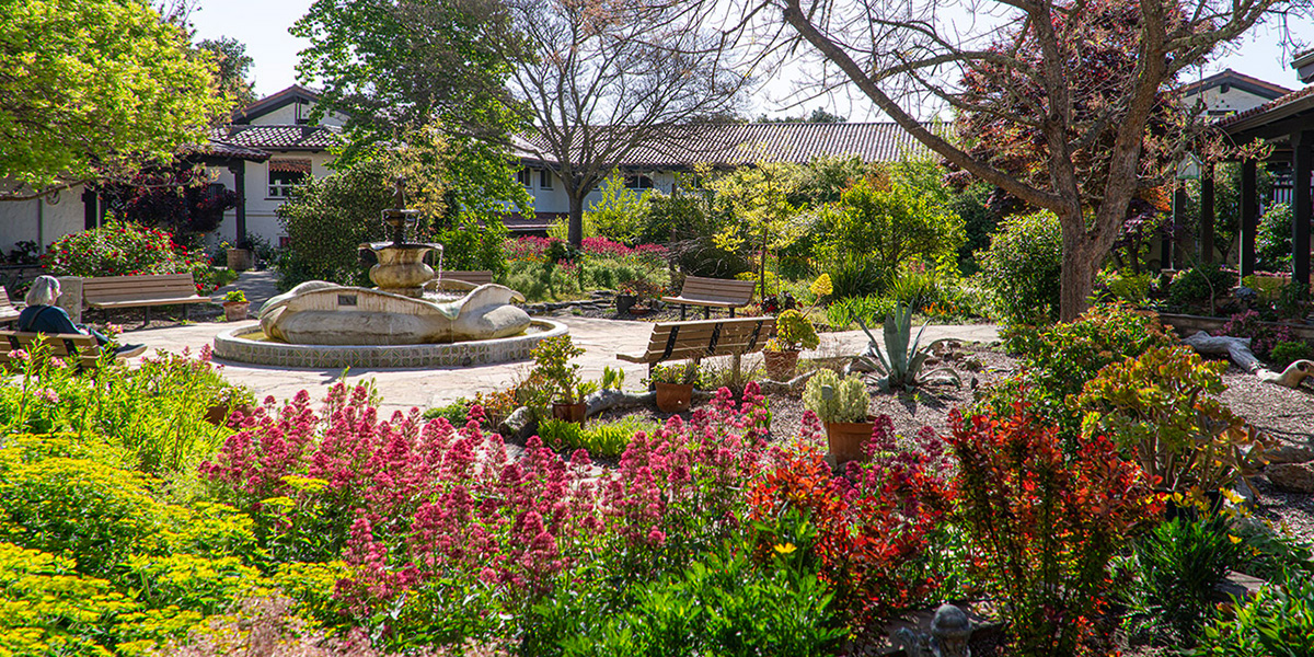 San Damiano Fountain Courtyard